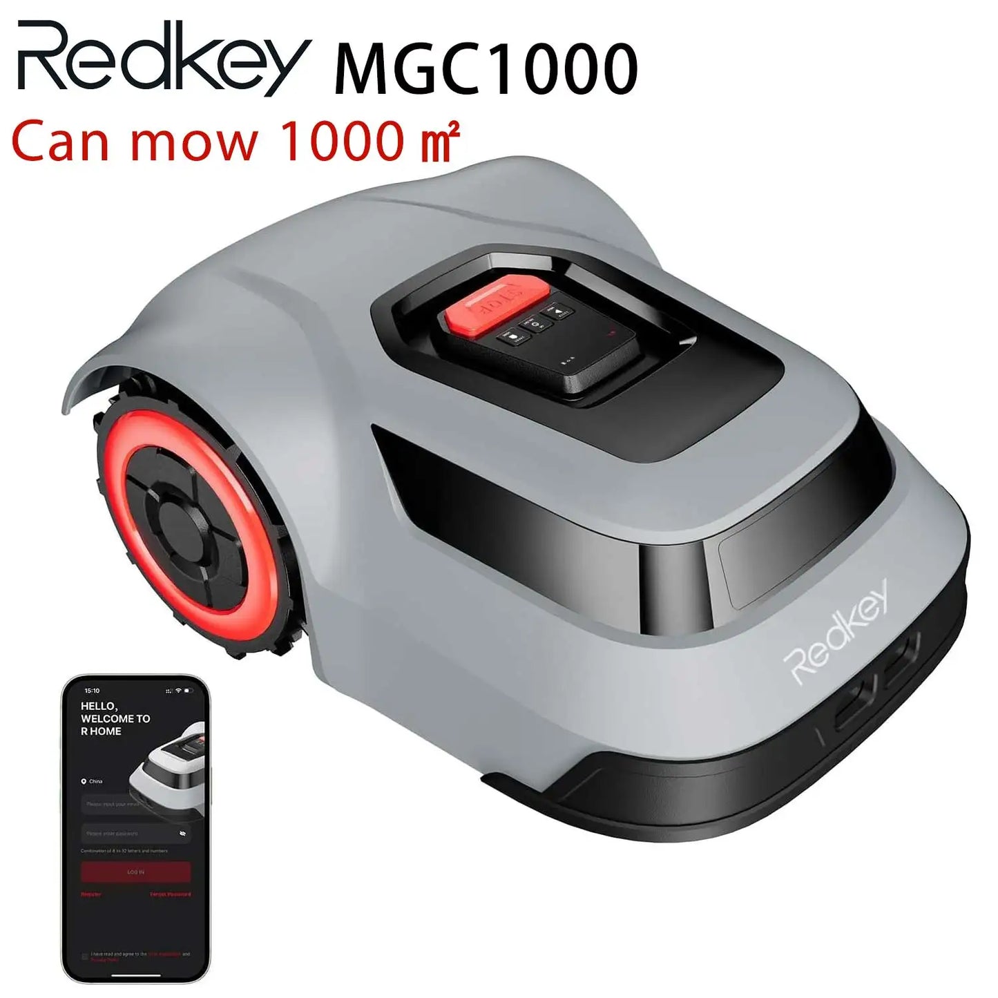 Redkey C TOF Robotic Lawn Mower MGC800 MGC1000 App Control