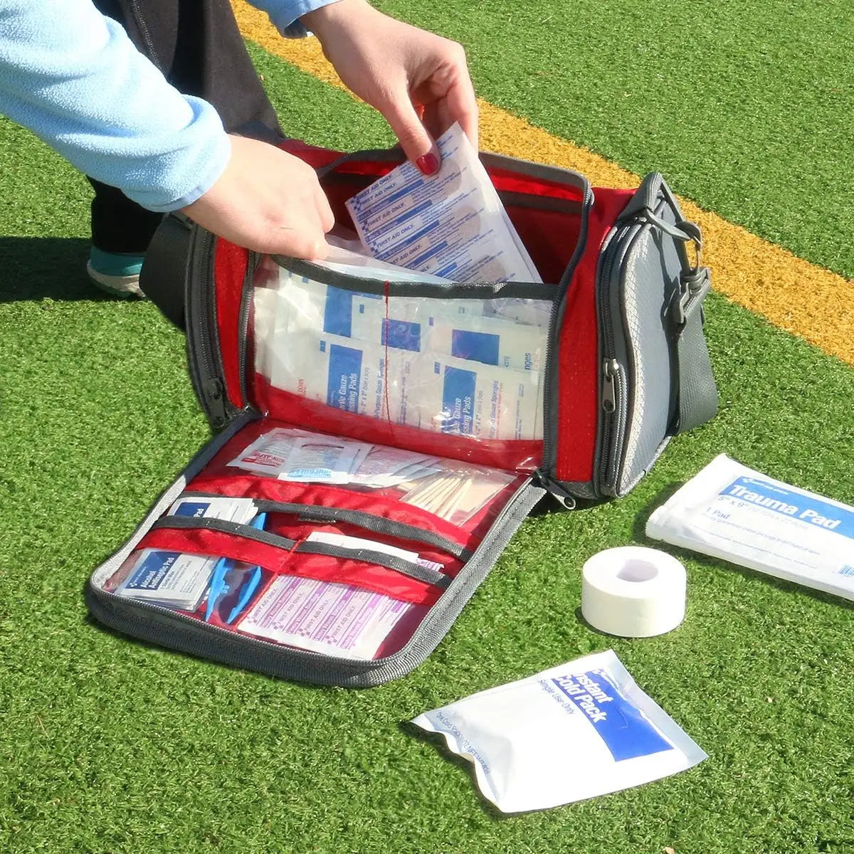 Sports First Aid Kit Duffel Bag for Coaches