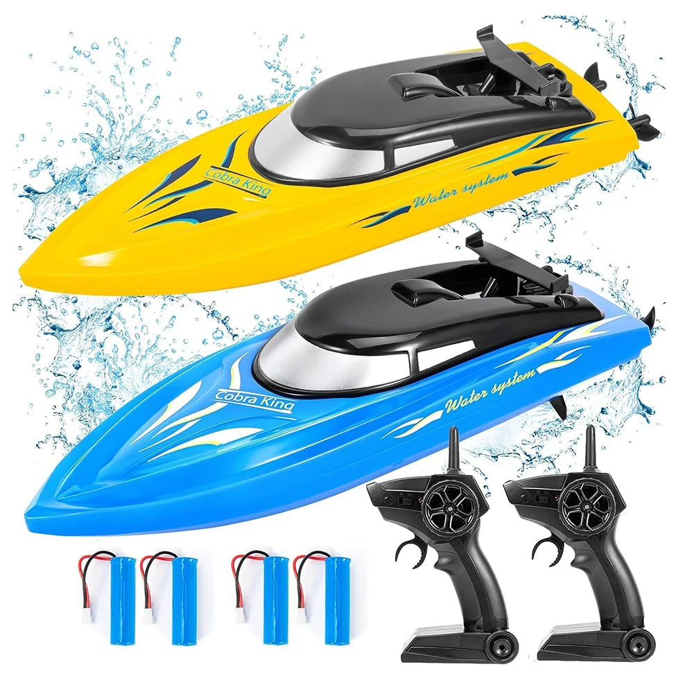 HobbyLane 2 Pack RH701 RC Boat 2.4Ghz High Speed Remote