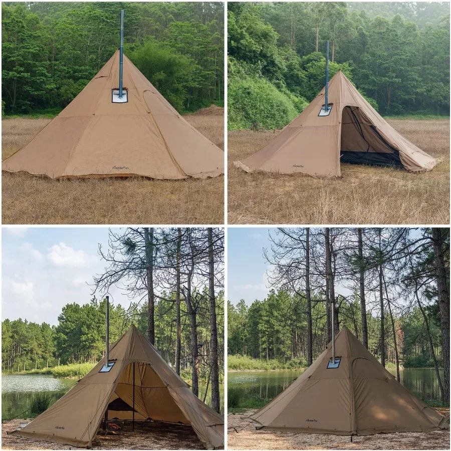 Four To Eight Person Tipi Tent With Stove Jack Bushcraft