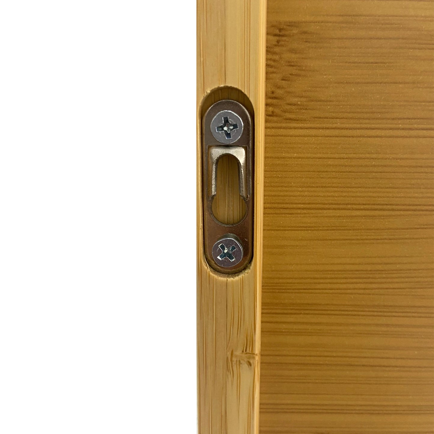 Bamboo Solid Wood Bathroom Medicine Cabinet Two Door Wall Cabinet