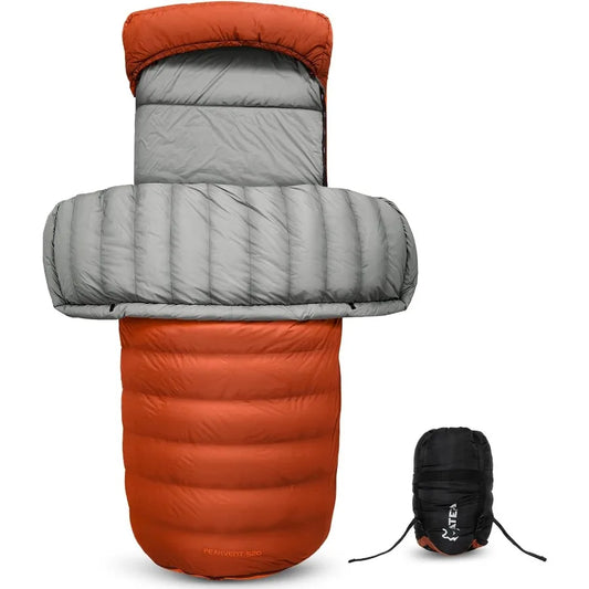 NONECN Ultralight 3 Season Polyester Sleeping Bag With Compression Sack