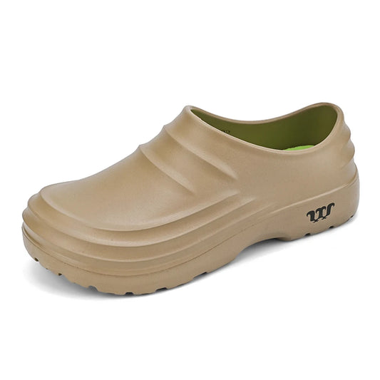 NONECN Summer Chef Shoes Non Slip Warm Lined Garden Shoes