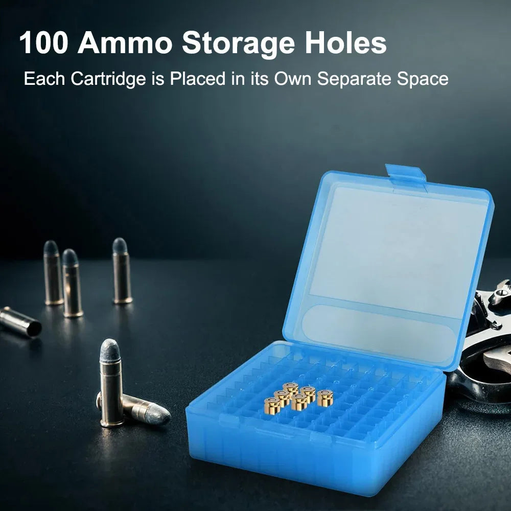 Ammo Box For 9mm 223 38Super Tactical Flip Top Carry