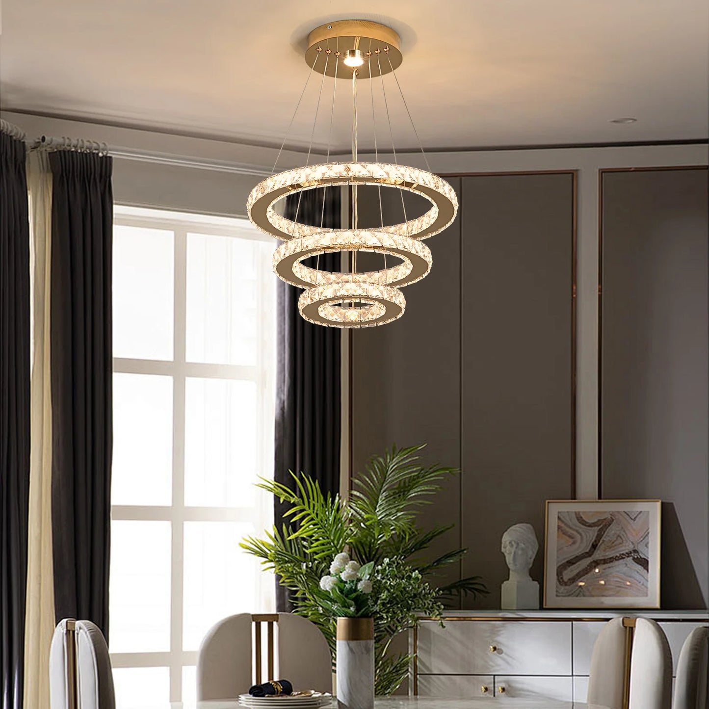 VETRULUS Crystal Chandelier For Hall And Living Room