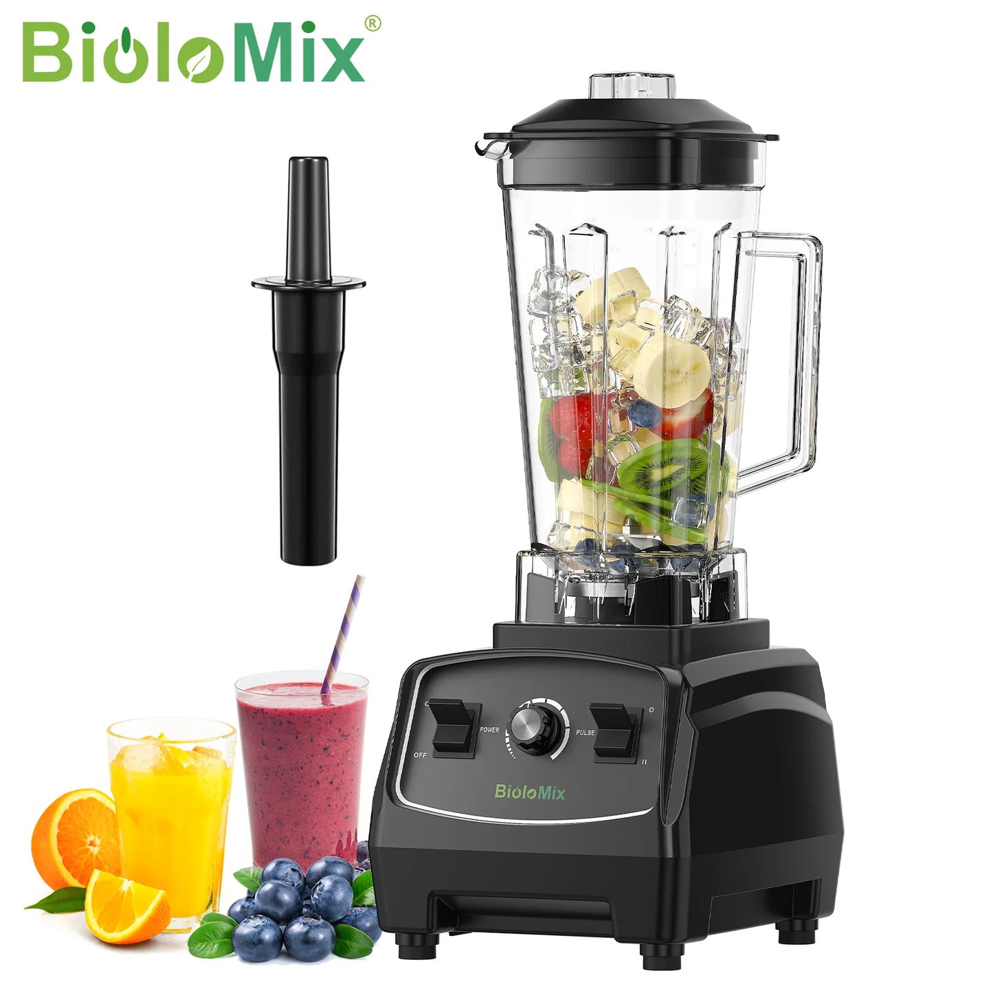 Biolomix BPA Free 3HP 2200W Heavy Duty Commercial Blender