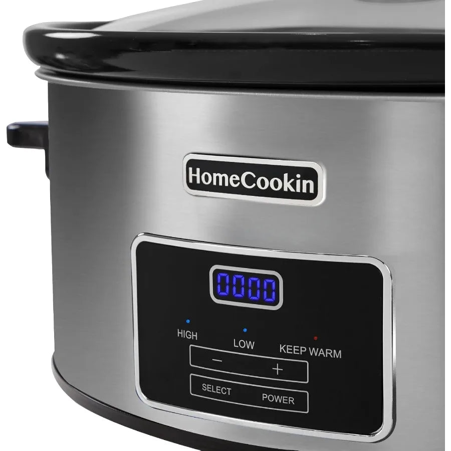 MDNG Digital Programmable Slow Cooker With 20 Hour Timer