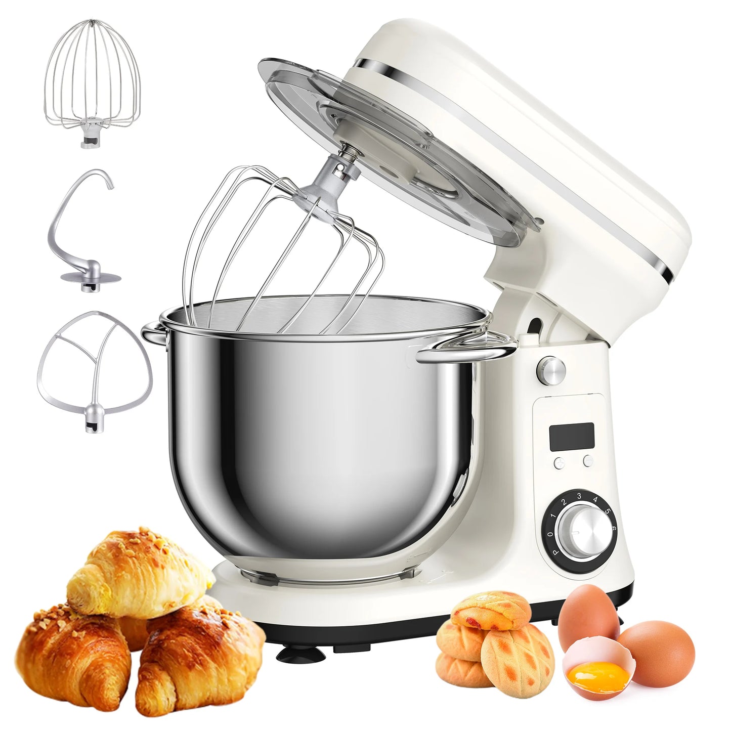Biolomix 6 Speed Stand Mixer and Blender with Tilt Head