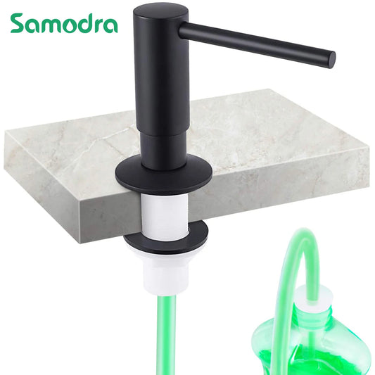 Samodra Liquid Soap Dispenser With Brass Pump Head