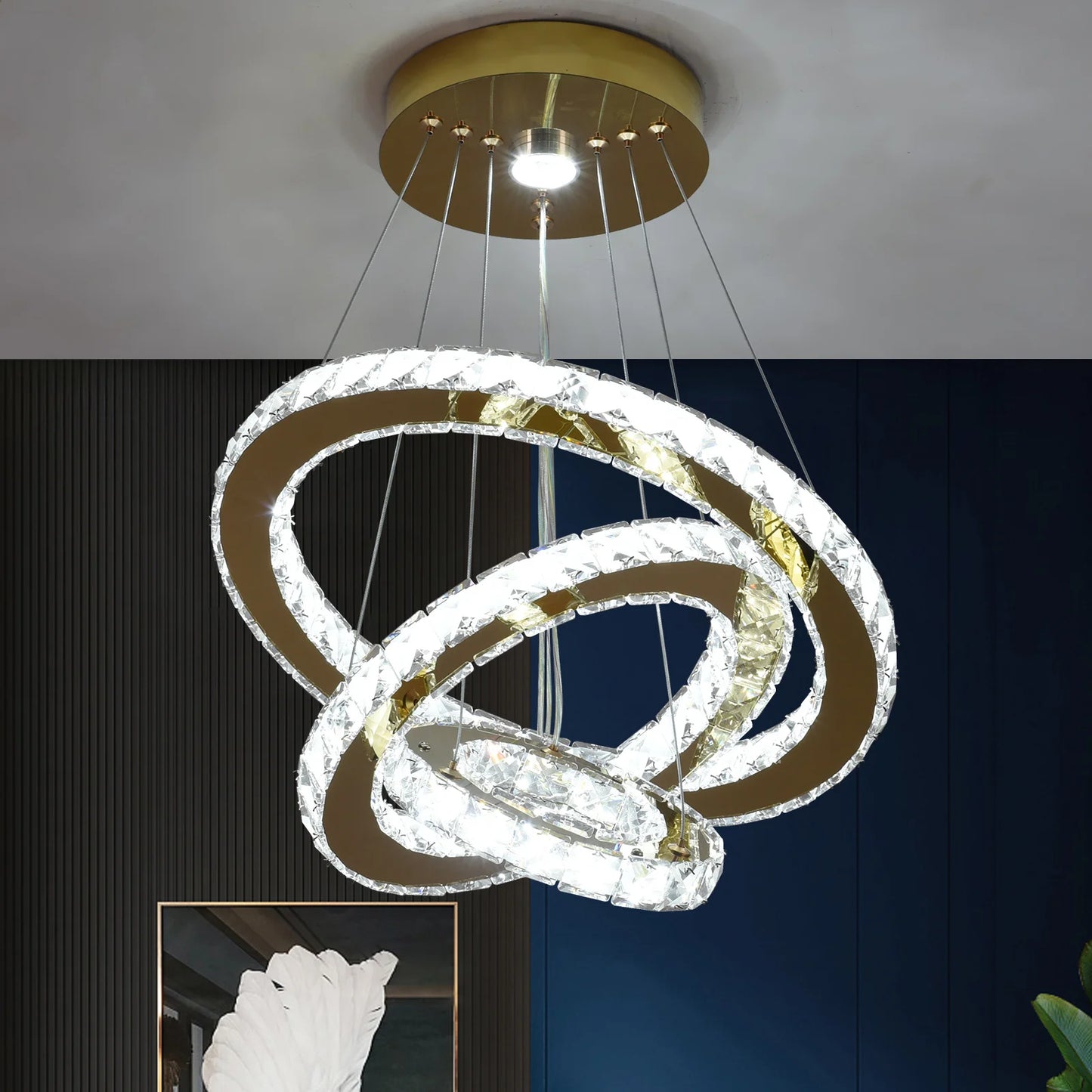 VETRULUS Crystal Chandelier For Hall And Living Room