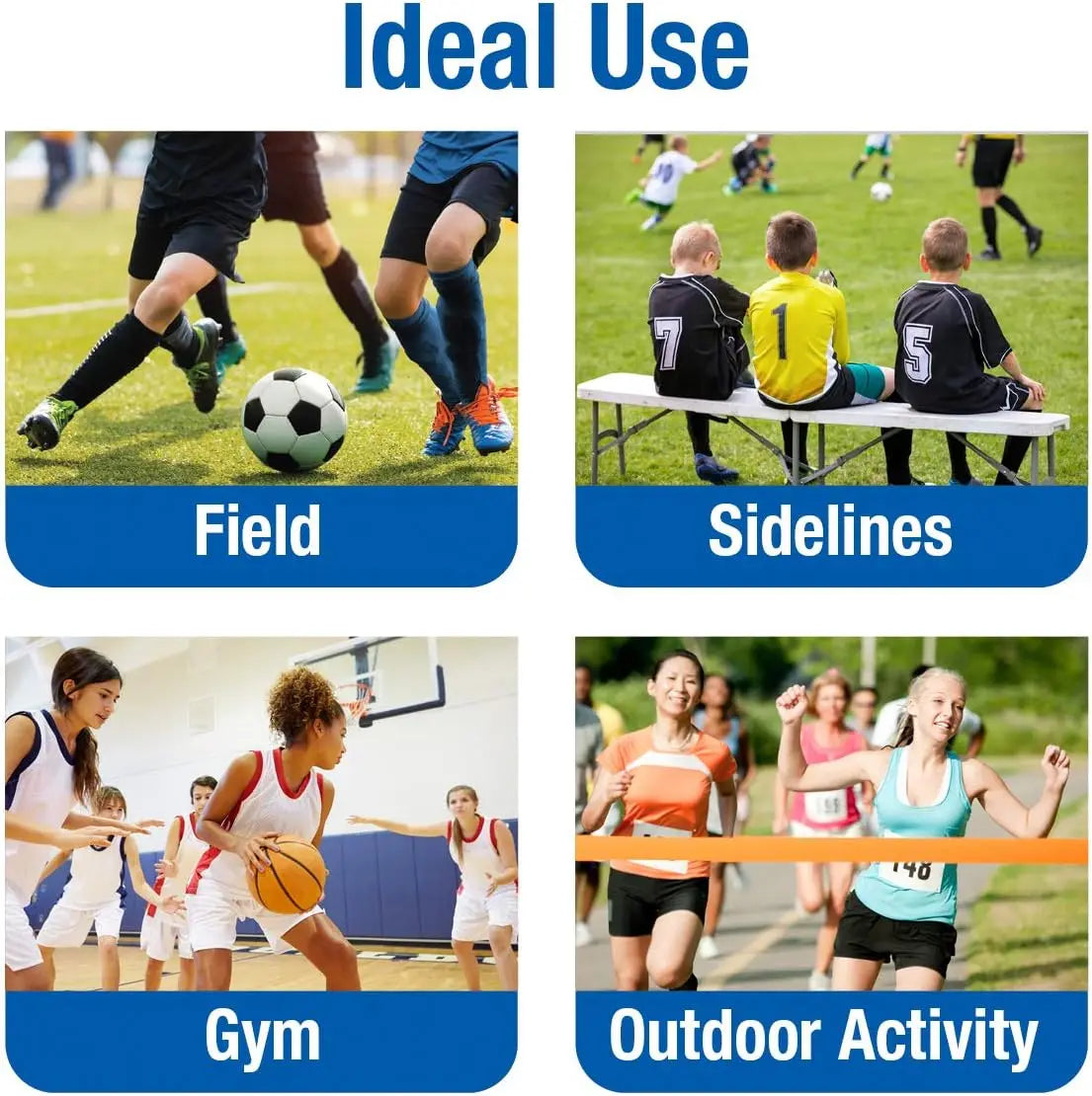 Sports First Aid Kit Duffel Bag for Coaches