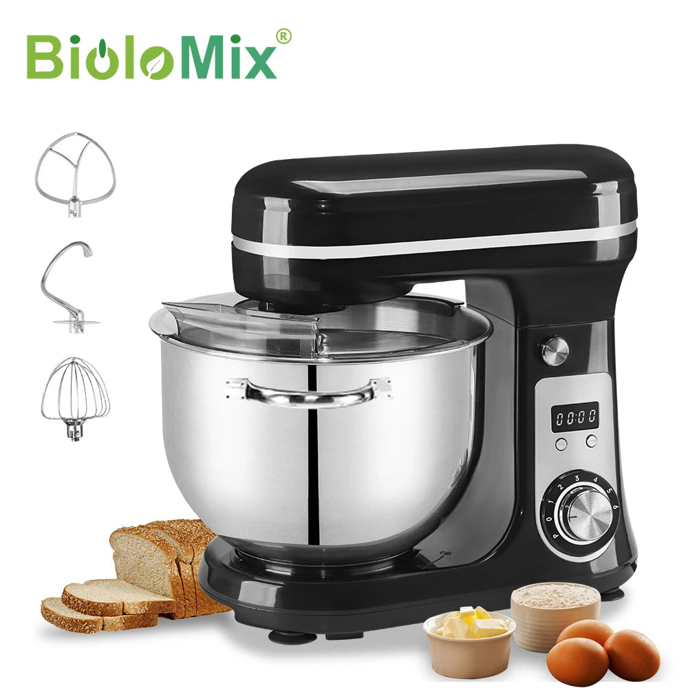 Biolomix 6 Speed Stand Mixer and Blender with Tilt Head