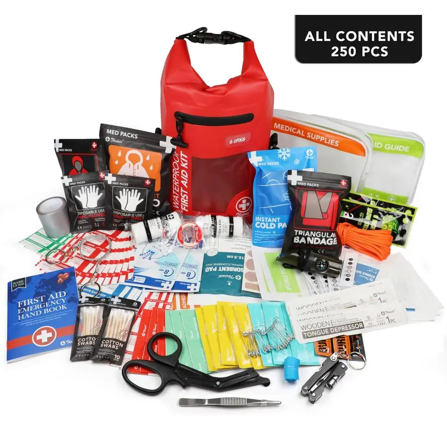 Waterproof First Aid Kit Roll Top Dry Bag For Boating