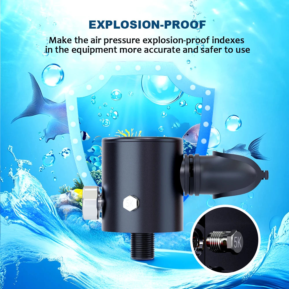 SCORKLER Scuba Tank Portable Underwater Diving Kit for Travel
