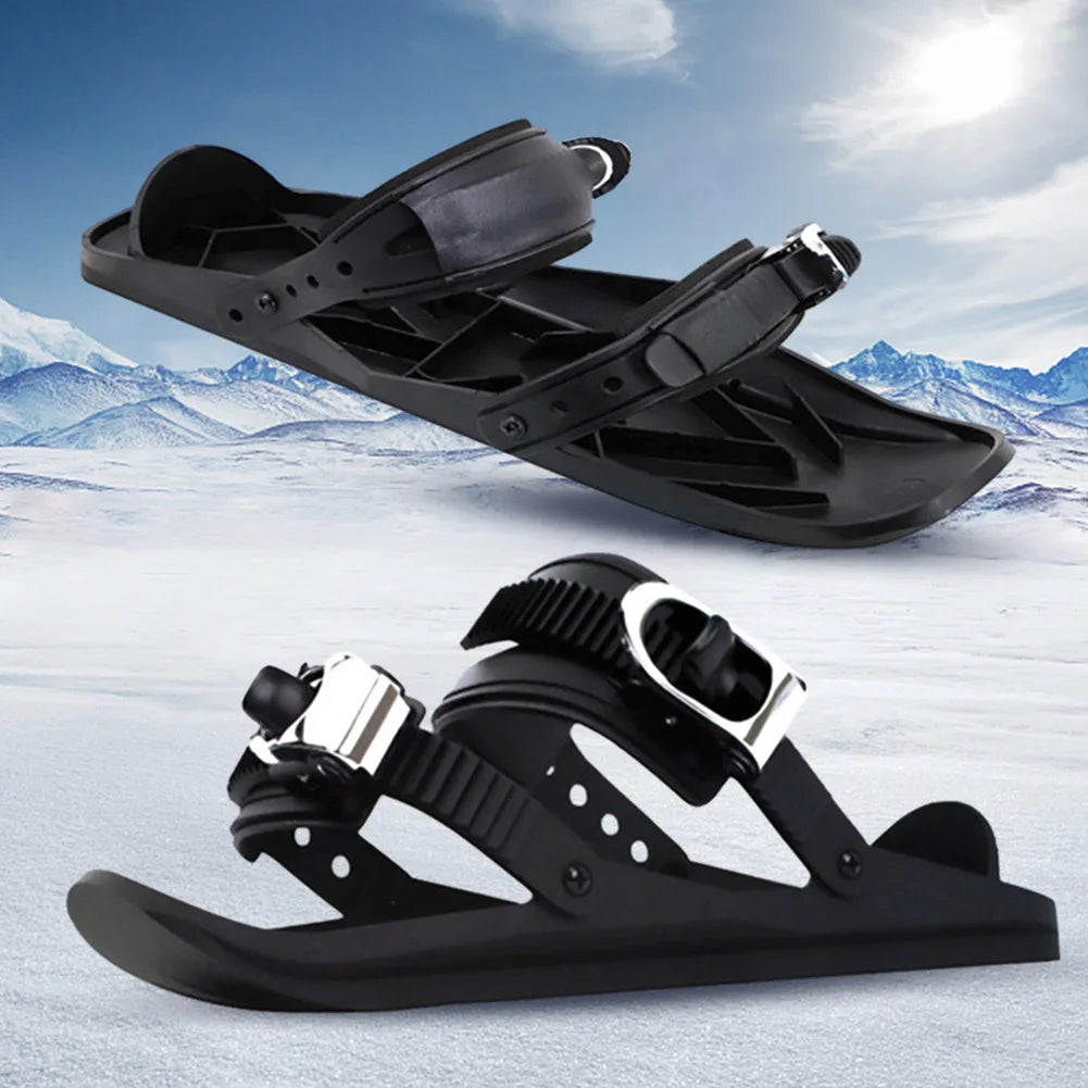 Winter Mini Short Ski Skates Aluminum Skiboards For Outdoor Sports