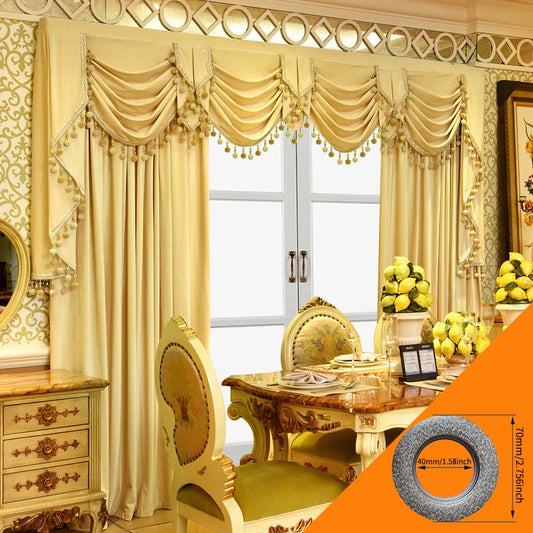 American European Luxury Shading Curtain for Living Room