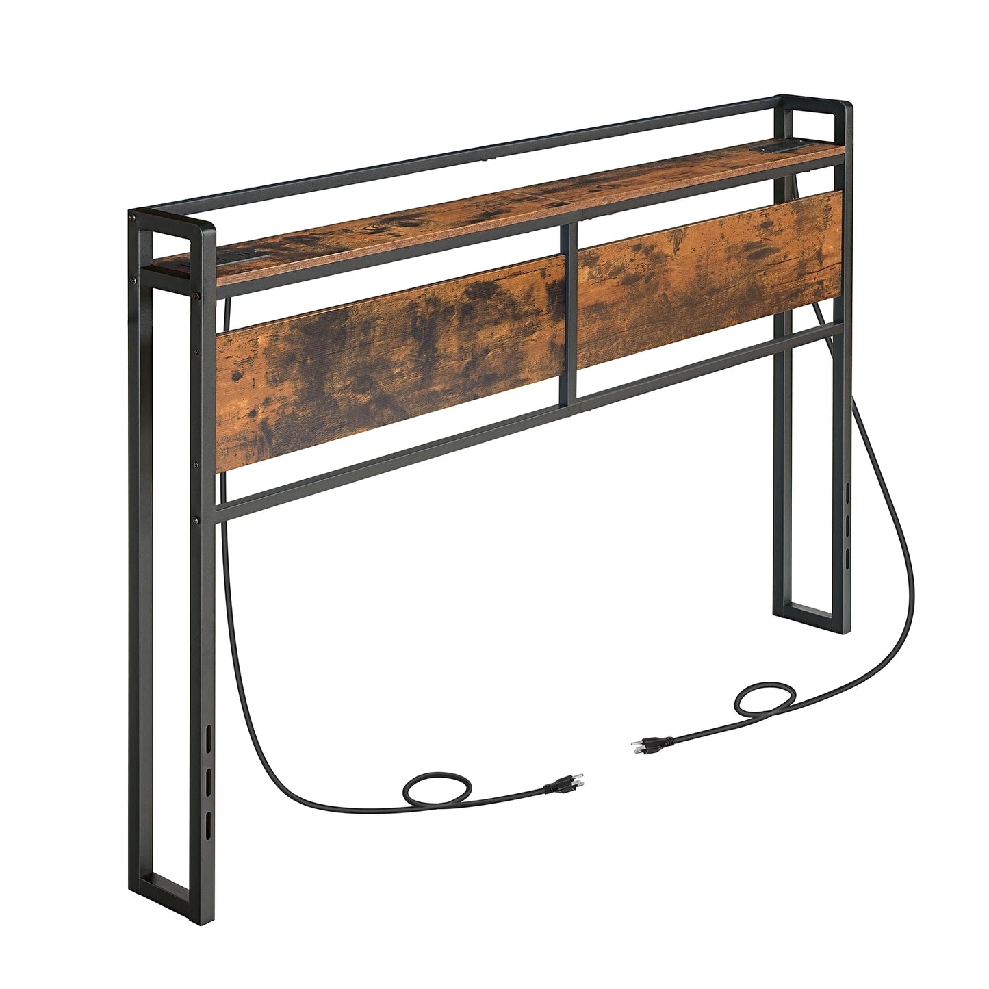 Headboard With Two Outlets And Four USB Ports Adjustable Height