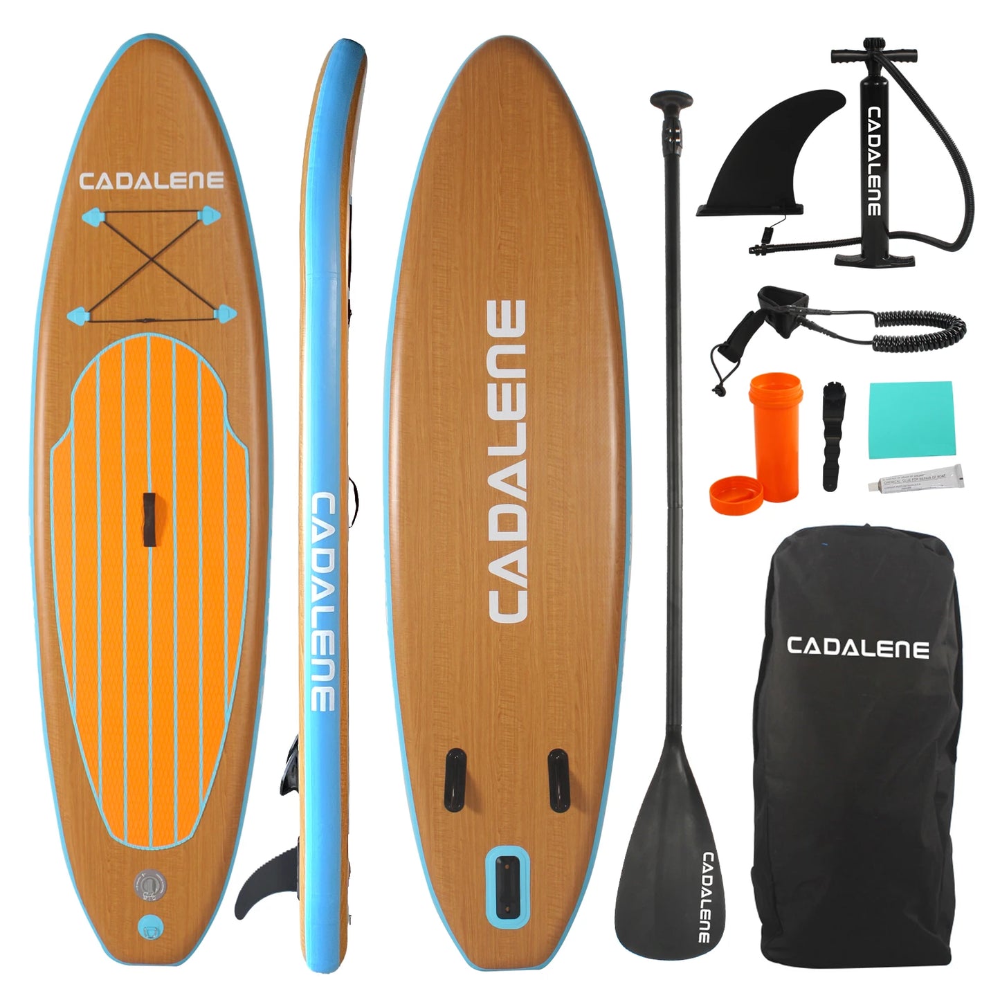 CADALENE Inflatable Stand Up Paddle Board Durable Lightweight SUP