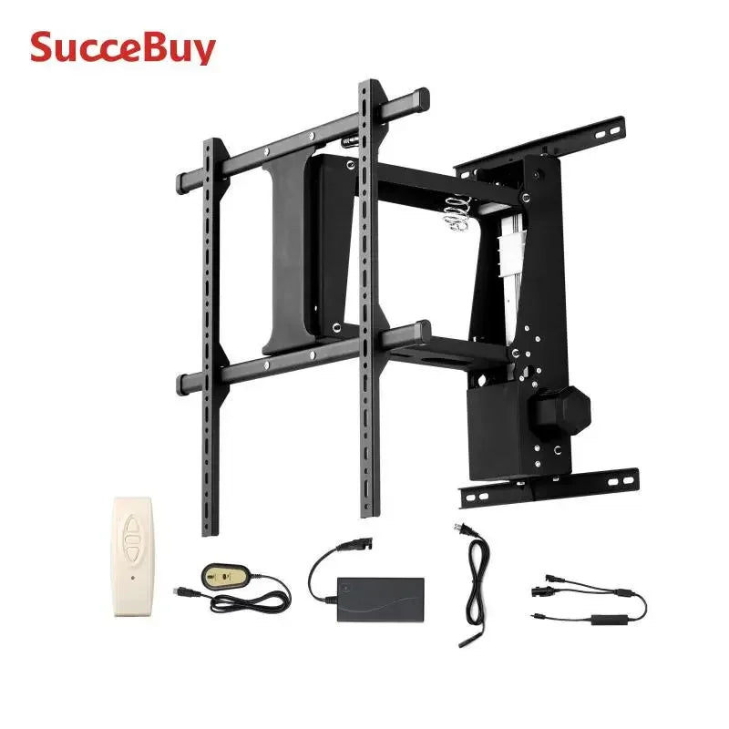 SucceBuy Motorized TV Wall Mount Bracket For Adjustable Viewing