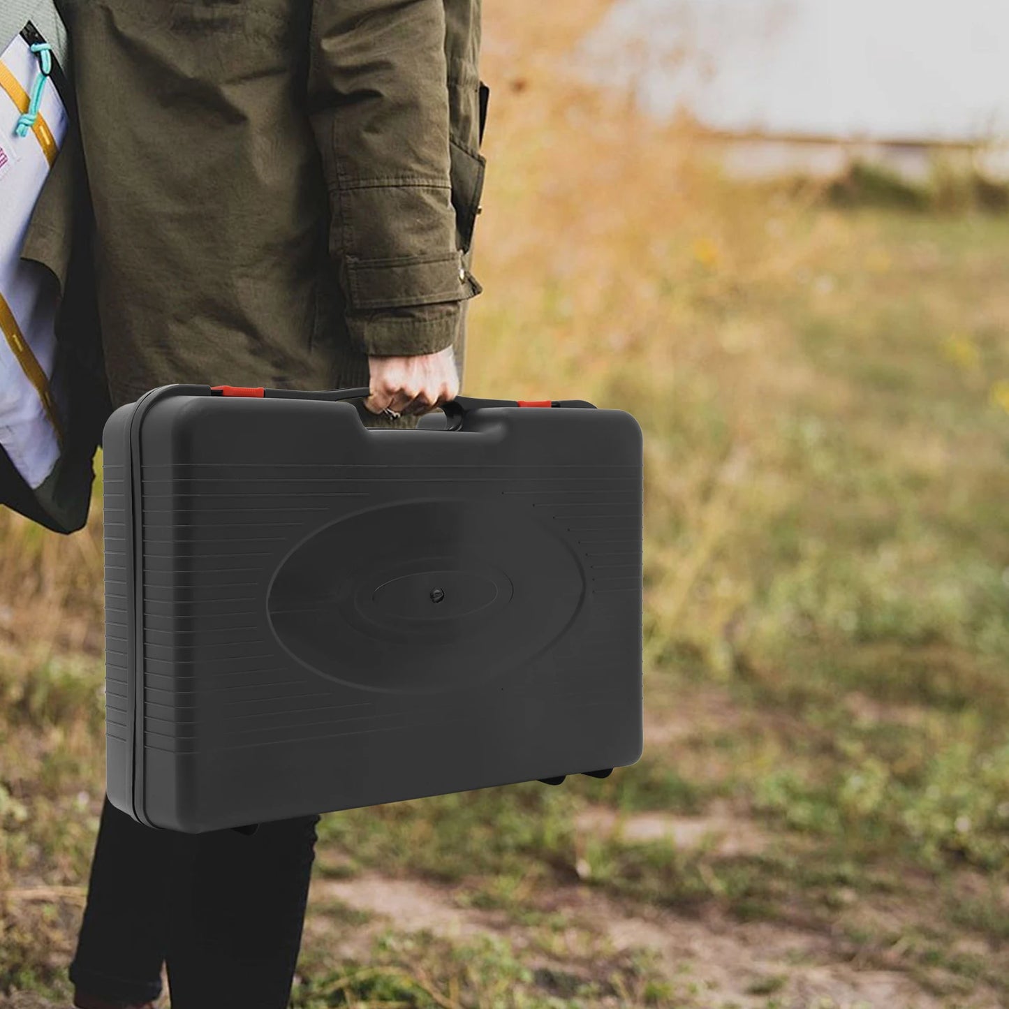 Portable Gas Barbecue Stove For Outdoors With Carrying Case