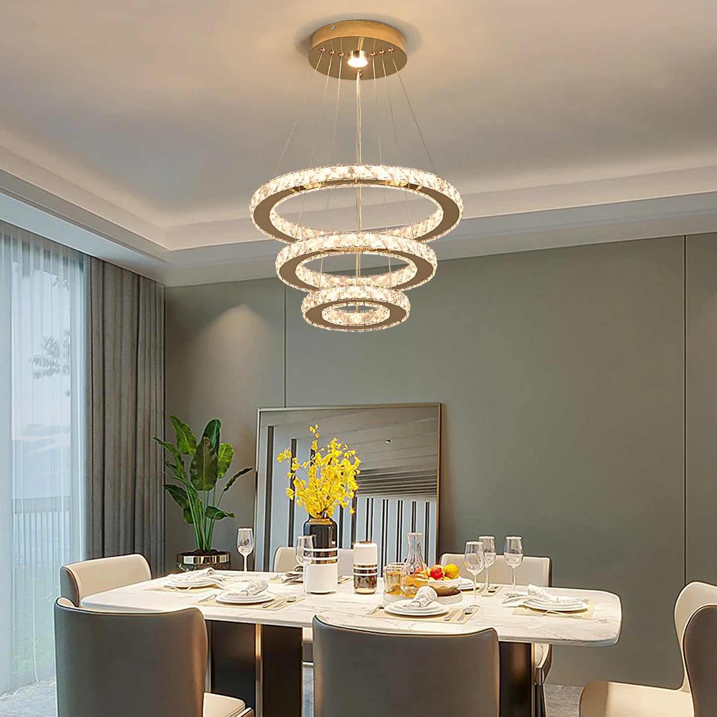 VETRULUS Crystal Chandelier For Hall And Living Room