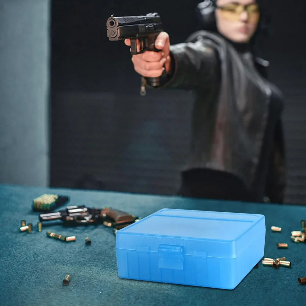 Ammo Box For 9mm 223 38Super Tactical Flip Top Carry