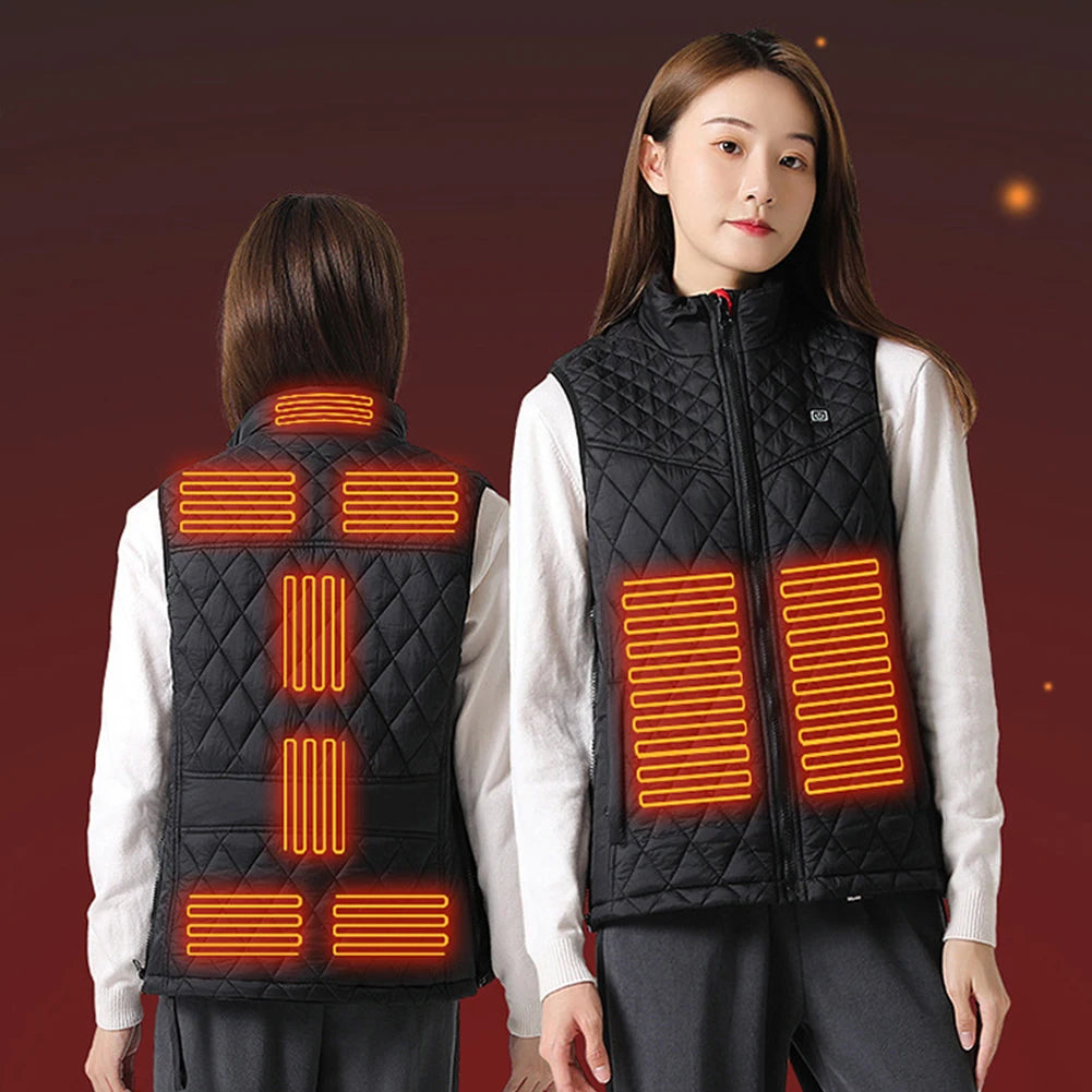 APWIKOGERE Electric Heating Vest USB Heated Thermal Jacket Women