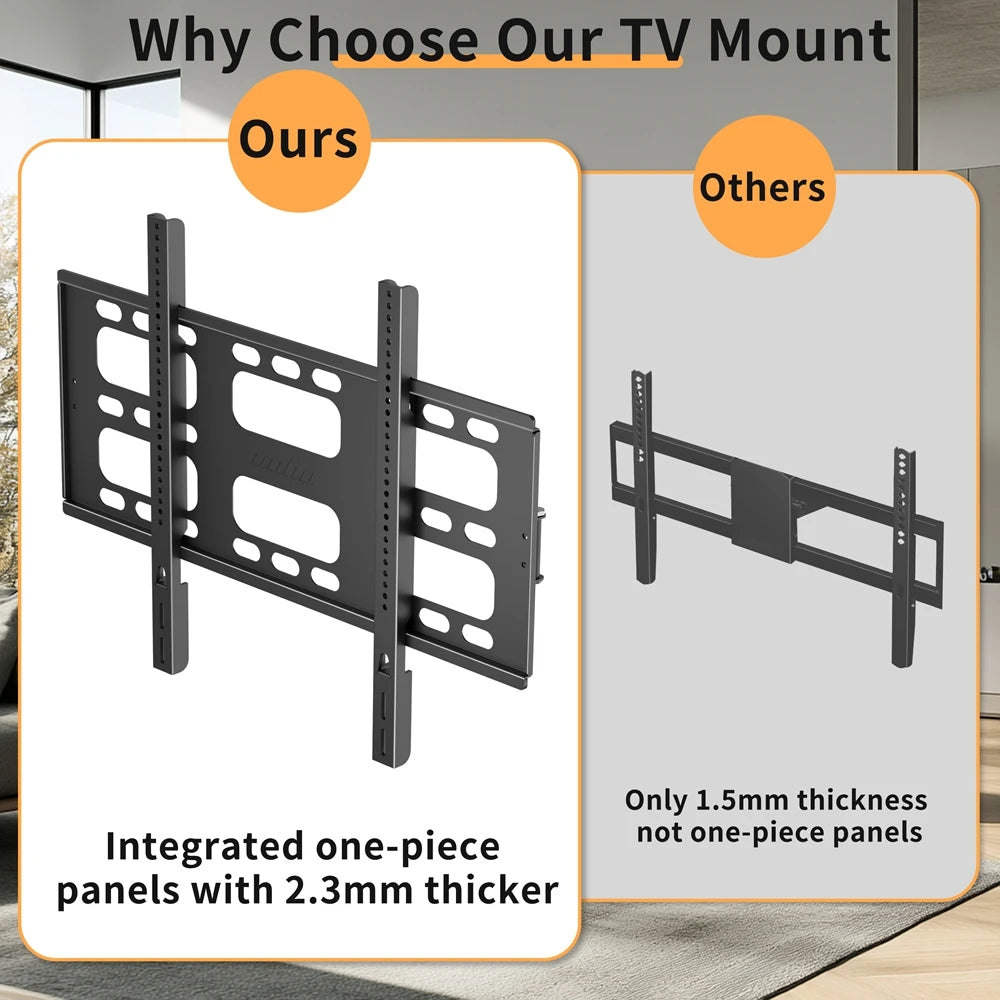 Unho Heavy Duty TV Wall Mount Full Motion Bracket Pro