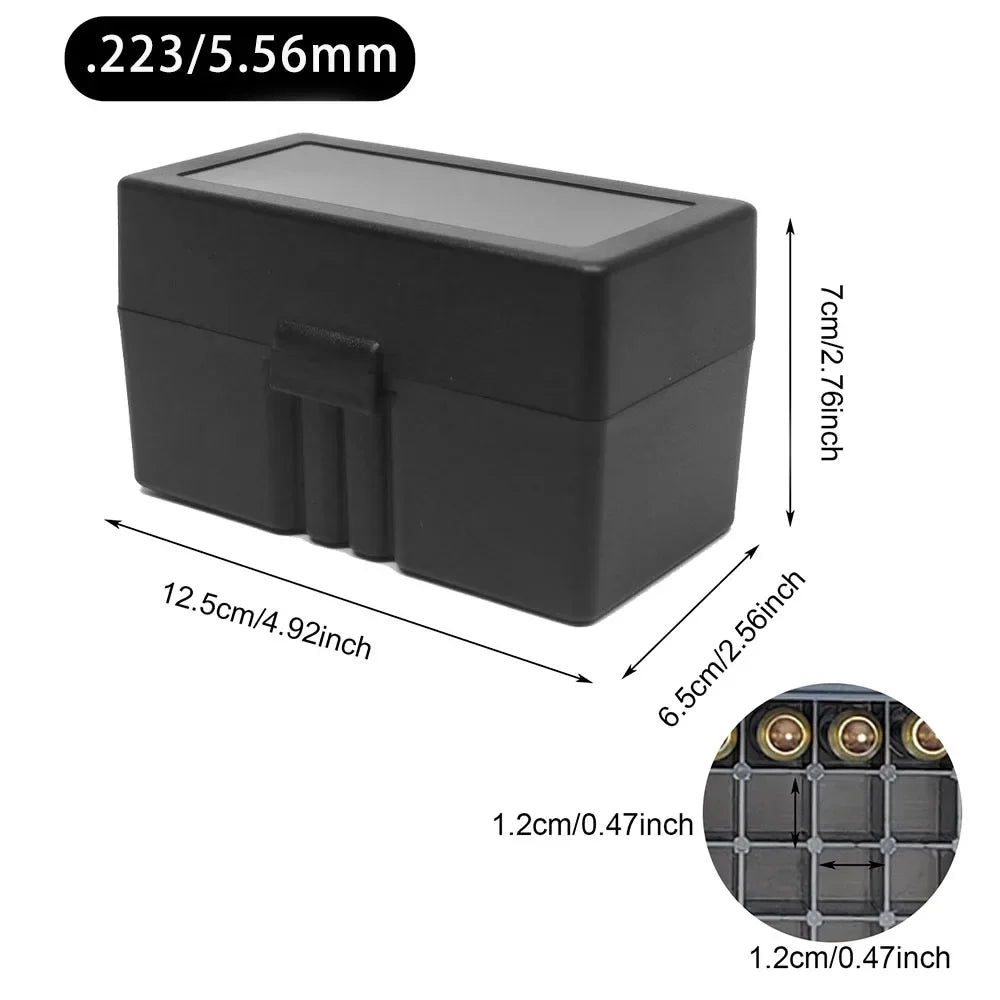 Ammo Box For 9mm 223 38Super Tactical Flip Top Carry
