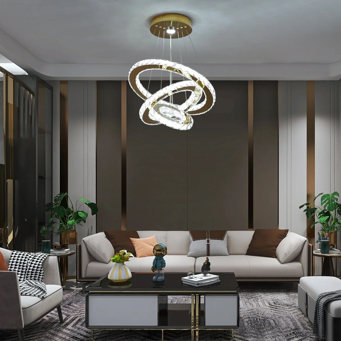 VETRULUS Crystal Chandelier For Hall And Living Room