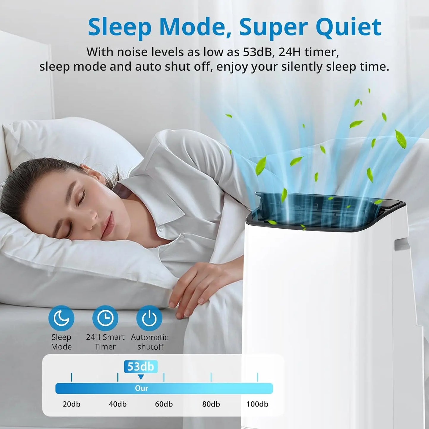 Acekool 14000 BTU Portable Air Conditioner 3 in 1 Dehumidifier