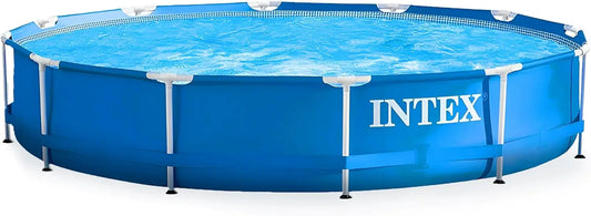Metal Frame Round Above-Ground Pool For Ages 6 And Up