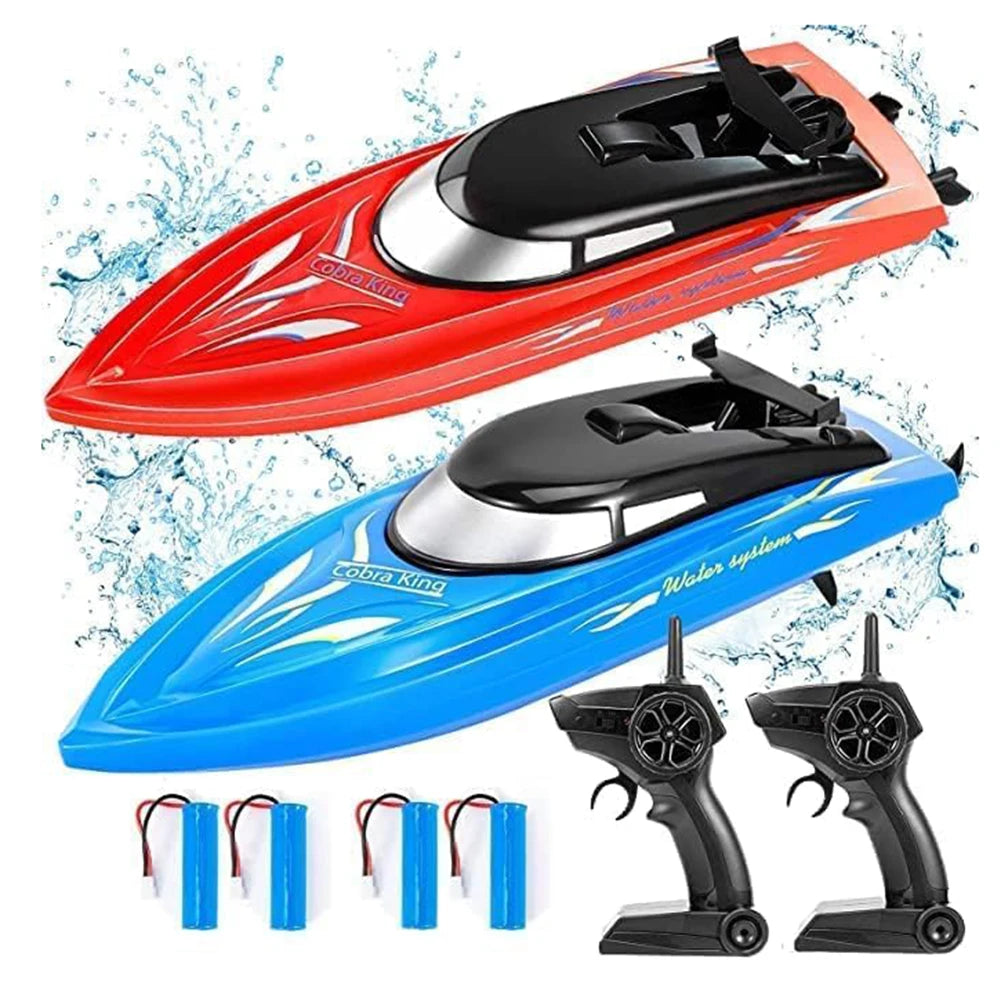 HobbyLane 2 Pack RH701 RC Boat 2.4Ghz High Speed Remote