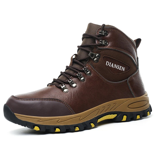 VEIGAR Waterproof Leather Work Safety Boots Industrial Outdoor Men