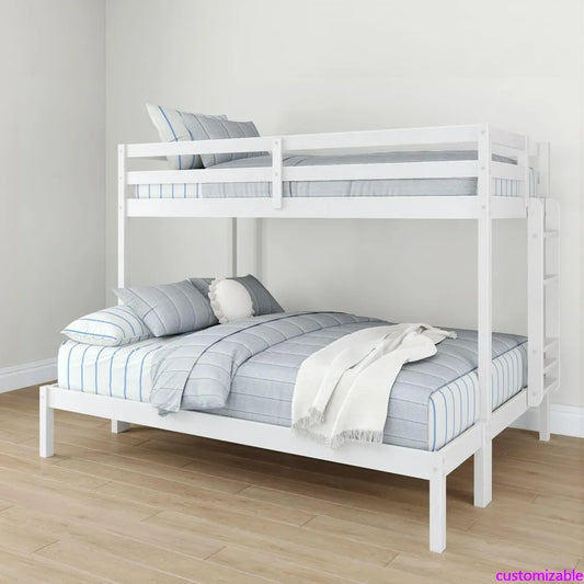 XMSJ Durable Plywood Bunk Bed For Kids With Ladder