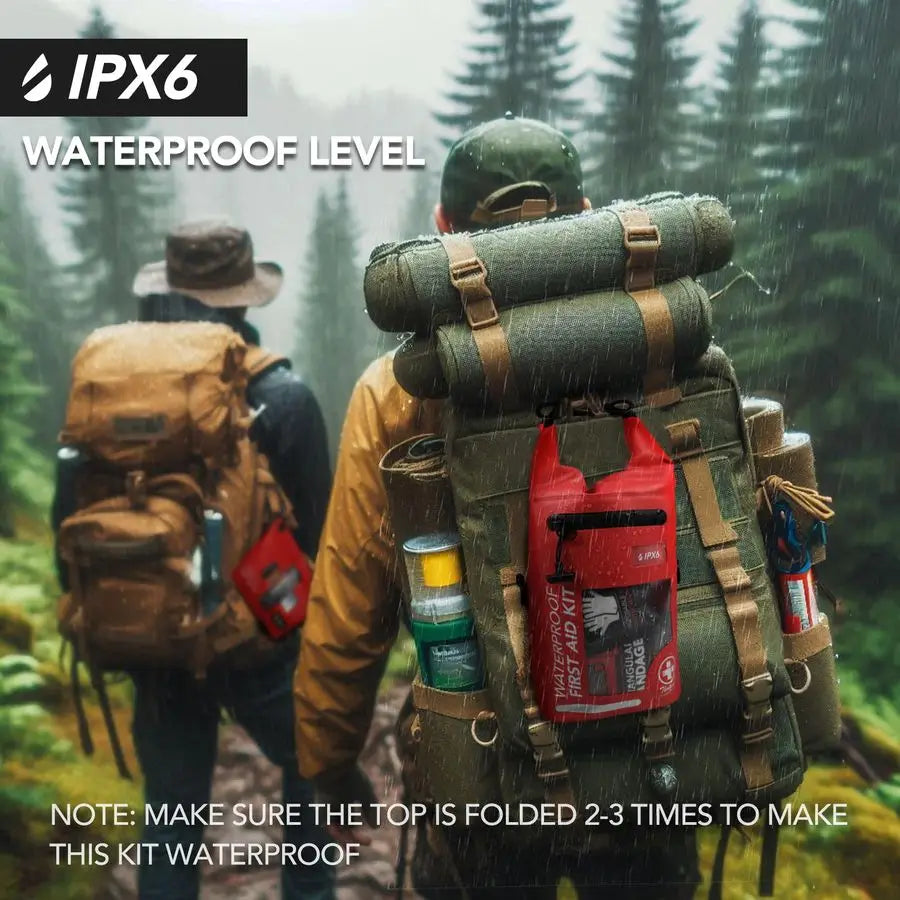 Waterproof First Aid Kit Roll Top Dry Bag For Boating