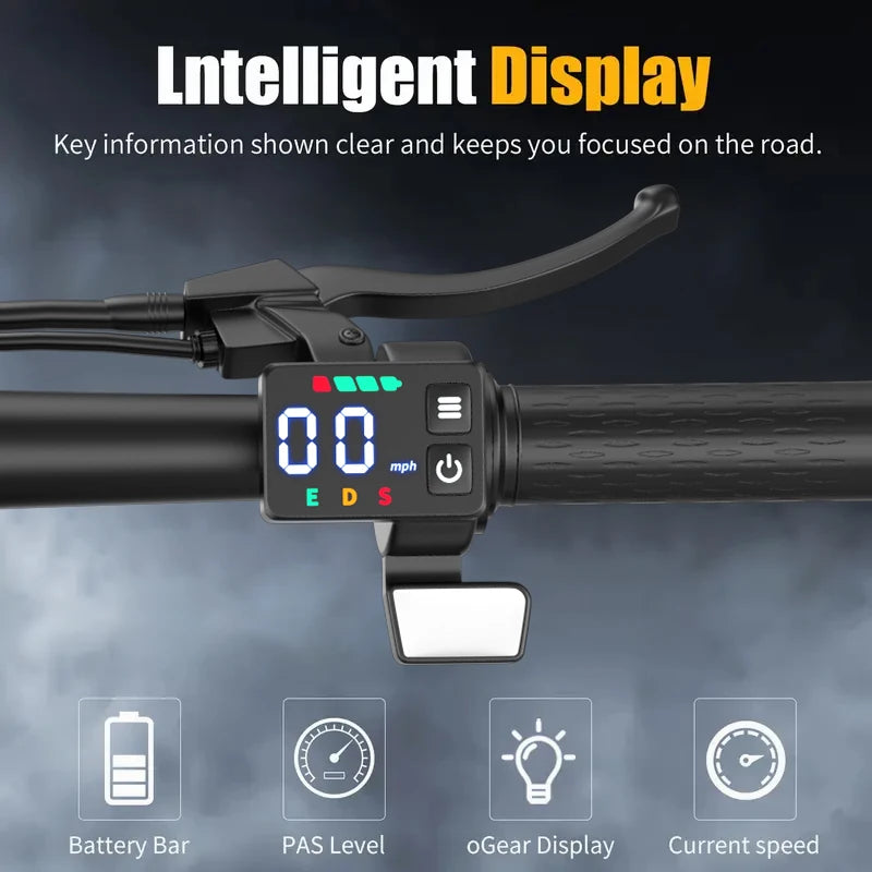 Folding Electric Scooter K11 With Trunk 650W Peak Motor