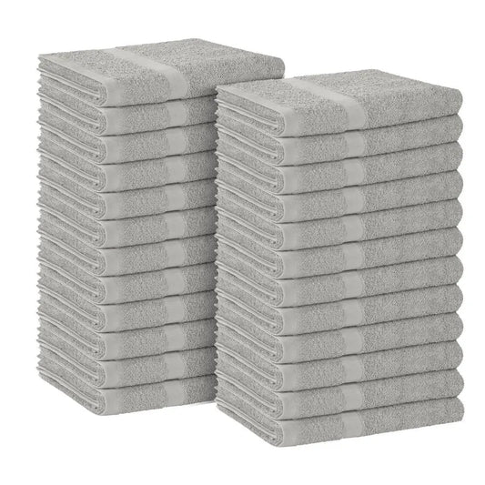Salon Towels Bulk Pack 24 100 Cotton Absorbent Spa Towels