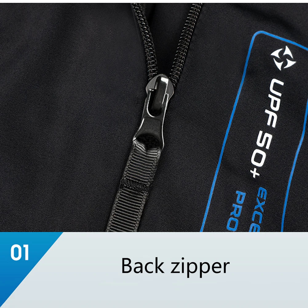 NONEDiving Men's Diving Skin Suit With Zipper For Snorkeling Surfing