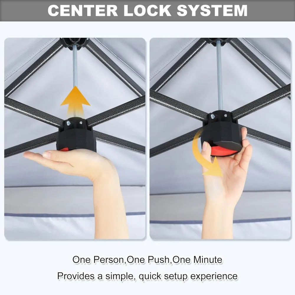 NONECN Pop Up Gazebo Outdoor Canopy Tent Mosquito Net