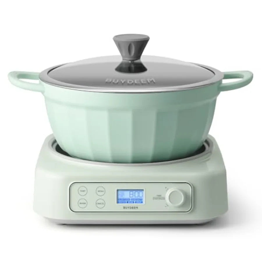 Abay 5 In 1 Slow Cooker With Removable Nonstick Stockpot