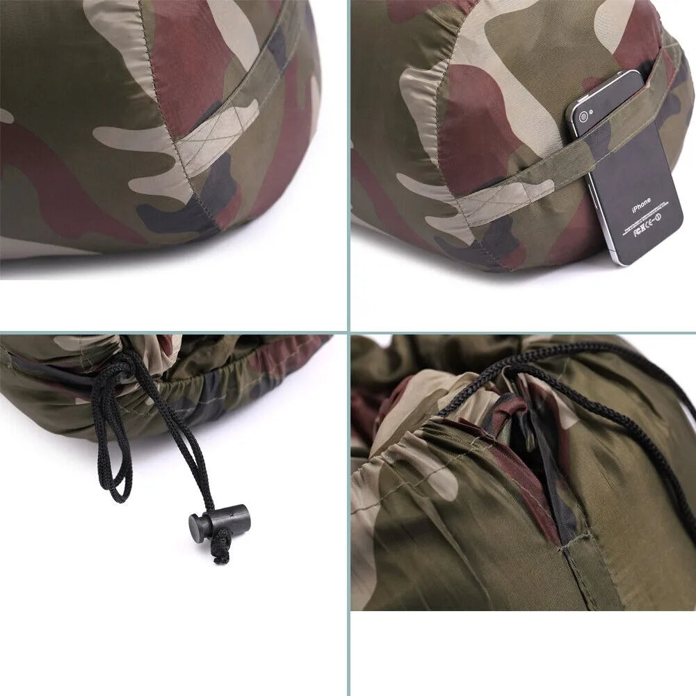 Autumn Winter Military Emergency Sleeping Bag For Adults Cotton Filling