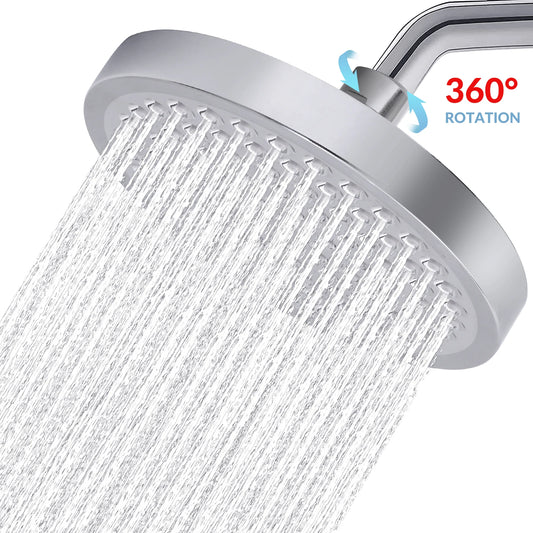 Stainless Steel High Pressure Rain Shower Head With Adjustable Waterfall