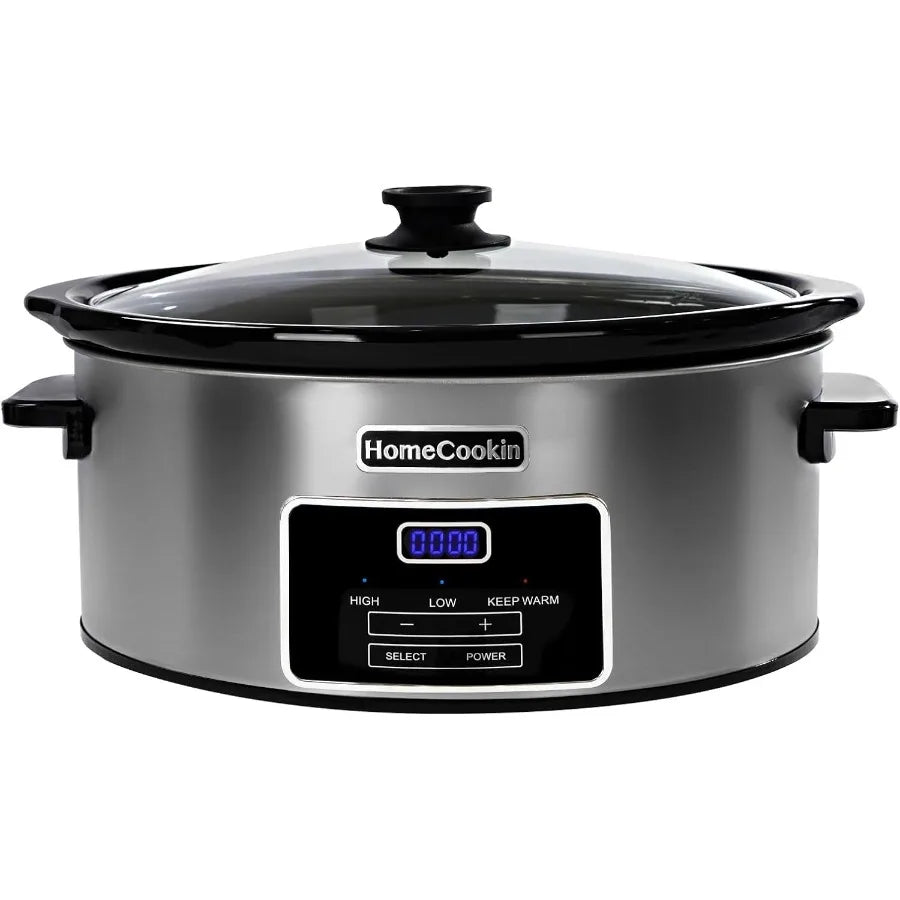 MDNG Digital Programmable Slow Cooker With 20 Hour Timer