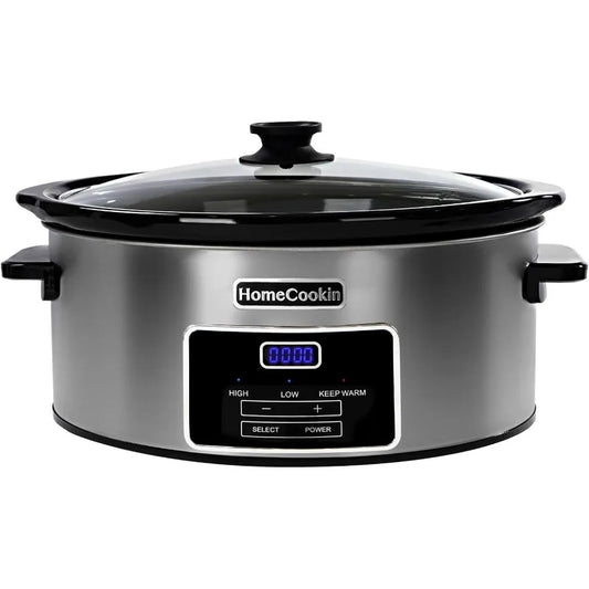 MDNG Digital Programmable Slow Cooker With 20 Hour Timer